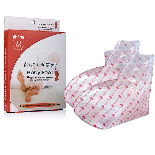 Педикюрные носочки Baby Foot - фото 1 - id-p9559317