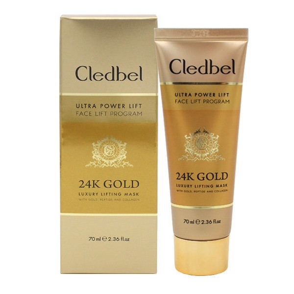 Золотая маска для лица Cledbel Ultra Lift 24k Gold - фото 1 - id-p9559319