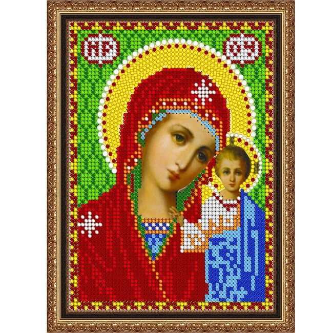 Набор для вышивания иконы бисером «Пресвятая Богородица Казанская» - фото 1 - id-p9559616