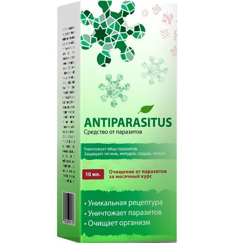 Препарат Antiparasitus от паразитов - фото 1 - id-p9559820