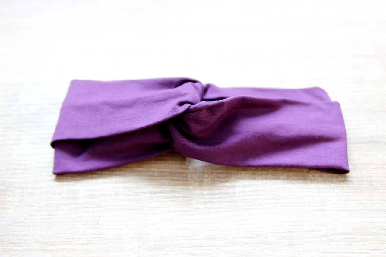 Детская повязка для девочек Сирень, фиолетовая - фото 1 - id-p9526768
