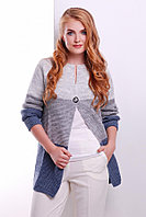 Кардиган 132 св.серый-т.серый-св.джинс