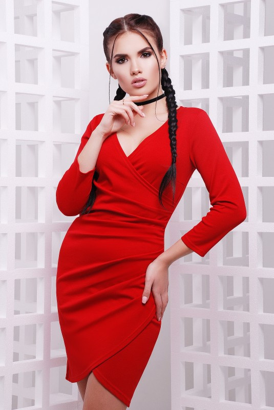 Платье "Amelie" красный - фото 1 - id-p9430819