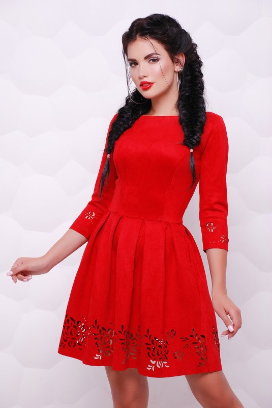Платье "Violet" красный - фото 1 - id-p9430842