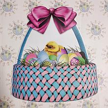 Декоративные стенды к Пасхе Корзинка Пасхальная