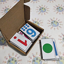 Набор цифр и фигур. Дидактический материал