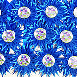 Медаль с розеткой Васильки Синяя, фото 2