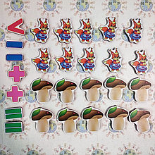 Магнитная математика Белочки и грибочки