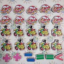 Магнитная математика Машины и паровозики