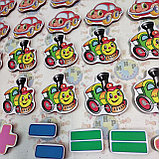 Магнитная математика Машины и паровозики, фото 2