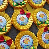 Медали для выпускников с розеткой Стиляги Желтые, фото 6