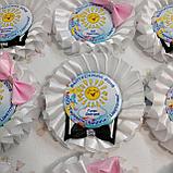 Значок Выпускник с розеткой "Смокинг". Именной, фото 2