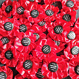 Брошь на День победы Мак. "Никогда снова", фото 2