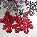 Брошь на День победы Мак. "Никогда снова", фото 7