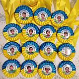 Медаль для выпускника. Желто-голубая, фото 4