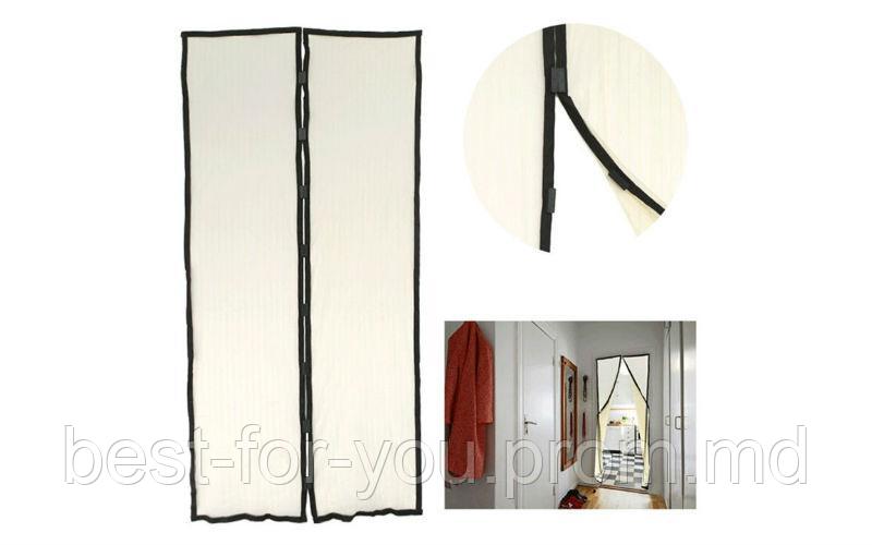 Москитная сетка на магнитах Magic 190X100cm / Plasa anti tintari cu magneti 190x100cm - фото 1 - id-p4576207