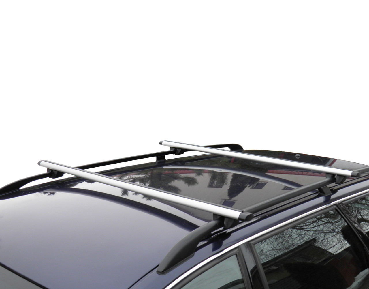 Кенгуру Рейлинг Аэро 130см - универсальный багажник на крышу авто со штатными рейлингами - фото 1 - id-p9605119