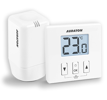 Auraton 200 TRA - беспроводной термостат и головка для управления радиаторами. - фото 1 - id-p9605448