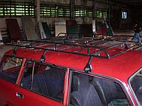 Грузовая корзина на крышу ВАЗ 2104, ВАЗ 2102, ВАЗ 2131 Нива - Десна-Авто 1700х1200мм (неразборная)