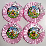 Значки Выпускница с розеткой "Орхидея". Именные, фото 6