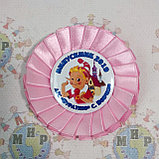 Значок на 1 сентября или выпускной с розеткой Розовой, фото 3