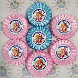 Значок на 1 сентября и выпускной с розеткой Голубой, фото 3