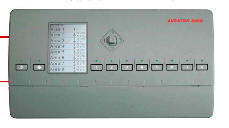 Auraton 8000 - многофункциональный беспроводной контролёр для "тёплых полов" и ГВС - фото 1 - id-p9604659