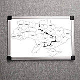 Магнитно-маркерная доска Карта Украины, фото 2