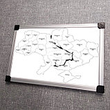 Магнитно-маркерная доска Карта Украины, фото 3
