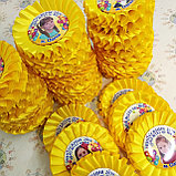 Значок Выпуск 2017 с розеткой Жёлтый, фото 3