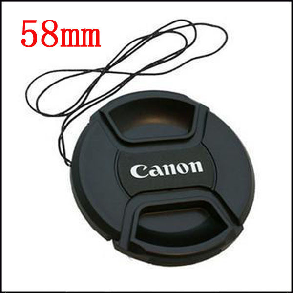 Dilux - Canon крышка для объектива, диаметр - 58мм, со шнурком - фото 1 - id-p9678792