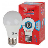 Лампа светодиодная ЭРА ECO LED A60-10W-840-E27 (диод, груша, 10Вт, нейтр, E27)