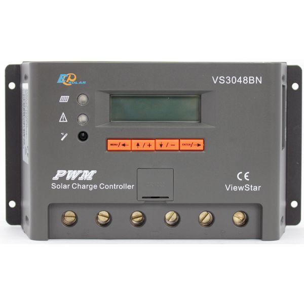 EPsolar(EPEVER) Контроллер, ШИМ 30А 12/24/36/48В с дисплеем, (VS3048BN), EPsolar(EPEVER) - фото 1 - id-p9724325