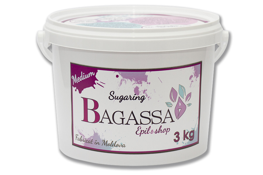 Сахарная паста для эпиляции средняя Bagassa Medium 3,0 кг - фото 1 - id-p9728485