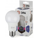 Лампа светодиодная ЭРА LED A60-11W-860-E27 (диод, груша, 11Вт, хол, E27)