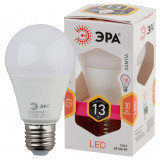 Лампа светодиодная ЭРА LED A60-13W-827-E27 (диод, груша, 13Вт, тепл, E27)