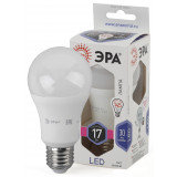 Лампа светодиодная ЭРА LED A60-17W-860-E27 (диод, груша, 17Вт, хол, E27)