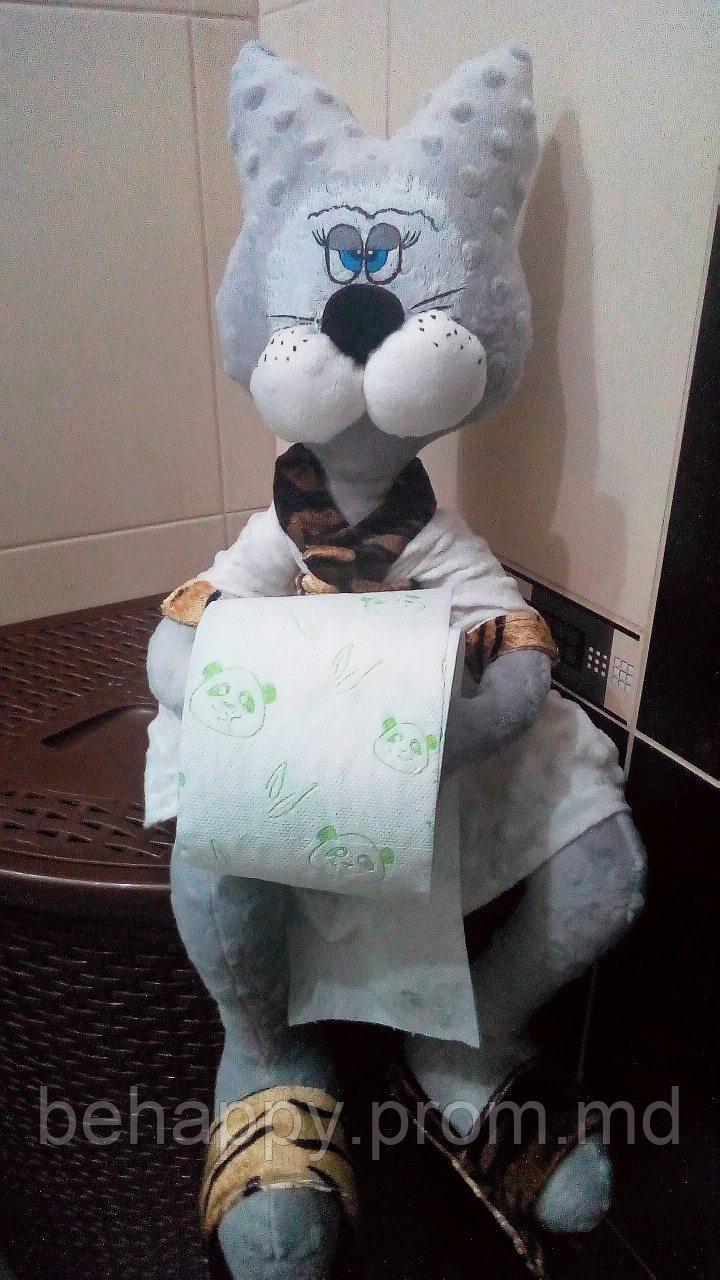 Кот держатель туалетной бумаги - фото 1 - id-p9741309
