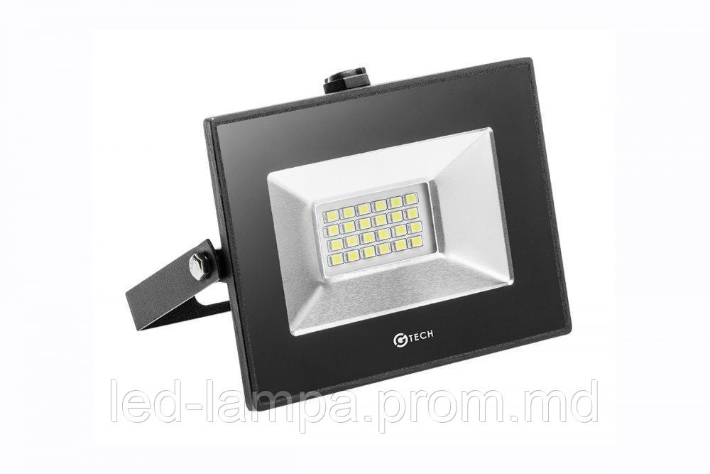 Светодиодный LED прожектор GTV, 10W, IP65, 6400K, G-TECH, чёрный, GT-FCX10W-64 - фото 1 - id-p9783875