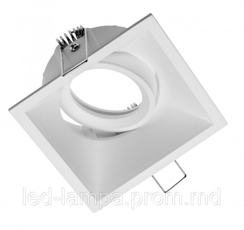 Светильник/корпус GTV, потолочный, встраиваемый, регулируемый, алюминий, IP20, квадрат, SALTO, OP-SALKW-10 - фото 1 - id-p9788994
