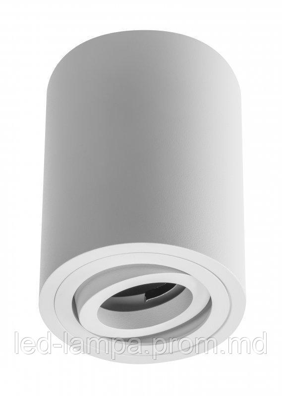 Светильник/корпус GTV, потолочный, накладной, алюминий, IP20, круглый, белый, SENSA, OS-SEN5087OKB-10 - фото 1 - id-p9788996