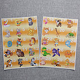 Наклейки средние 30 штук. Самоклеющаяся бумага, фото 2