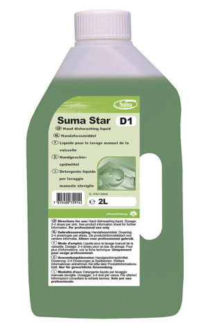 Suma Star D1 Моющее средство для замачивания и ручного мытья посуды - фото 1 - id-p9905491