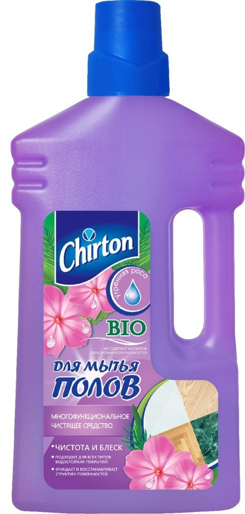 Чиртон средство для мытья полов Утренняя роса 1л 1/12 - фото 1 - id-p9905553
