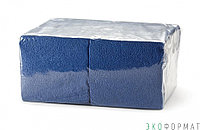 Салфетки бумажные « БИГ ПАК» 400 л.,15 пач.,синие интенсив