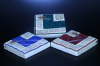 Салфетки бумажные 3-сл 33*33 ALMAX Exclusive VERONA синий (20листов/уп) (12уп/кор) - фото 1 - id-p9905725