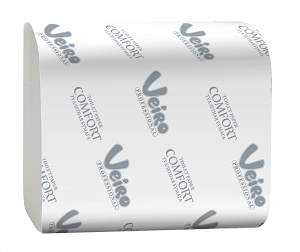 VEIRO Professional Comfort арт. ТV201 Туалетная бумага V белая в пачках 2-сл.250л (х30) - фото 1 - id-p9905751