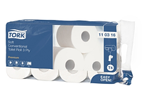 Tork Premium 110316 туалетная бумага белая ультрамягкая 3-сл. 8рул (х9)