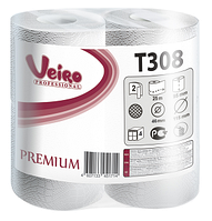 VEIRO Professional Premium арт. Т308 Туалетная бумага белая 2-х сл. 8рул. 25м (х6)