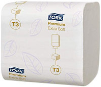 Tork Premium Soft 114276 туалетная бумага листовая в пачках белая 2-сл. 252л (х30)